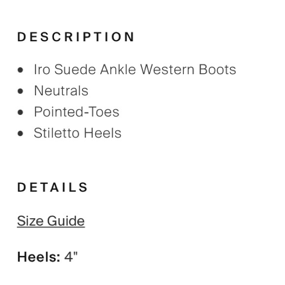 IRO suede western boots - Picture 6 of 6